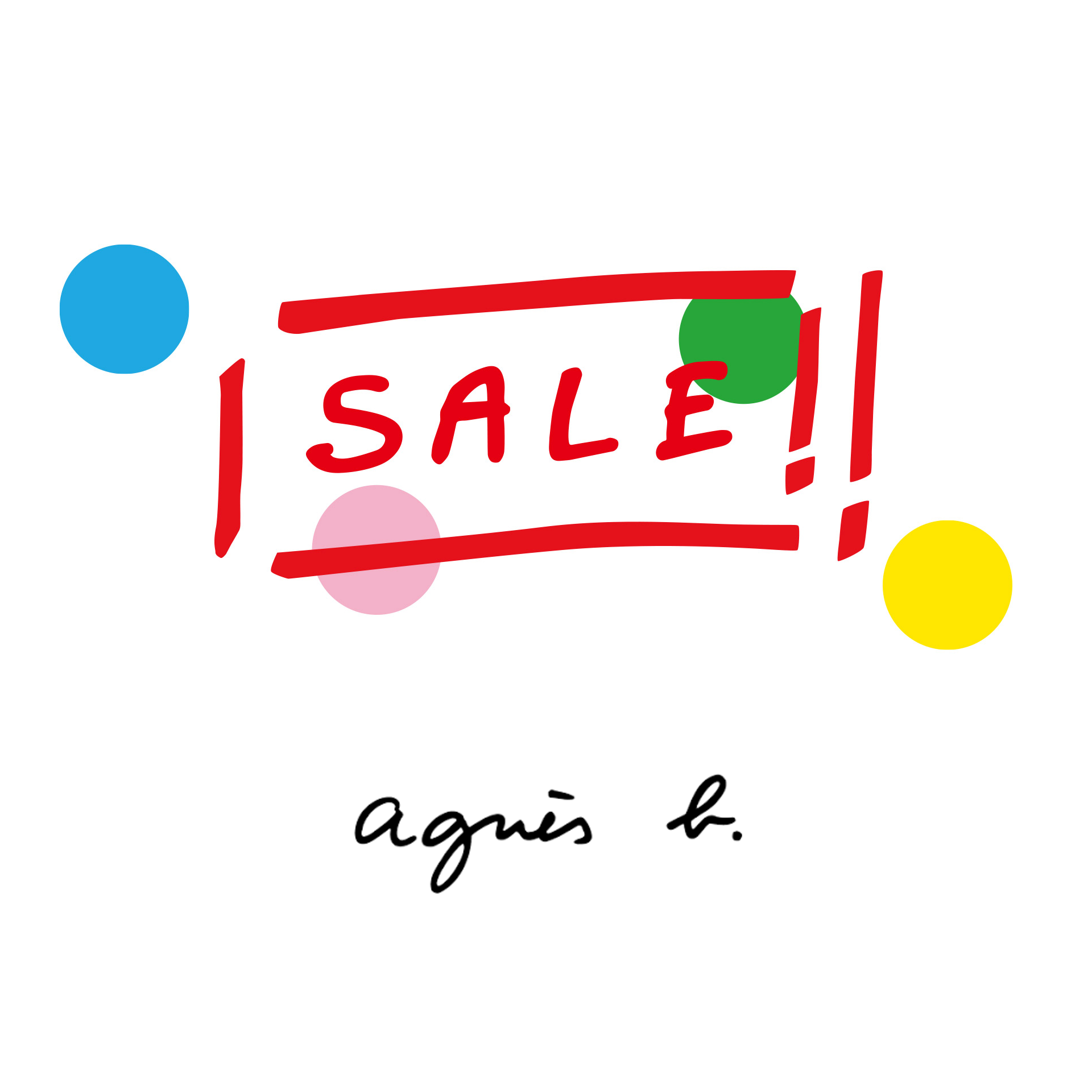 2024年 agnes b. Summer SALE