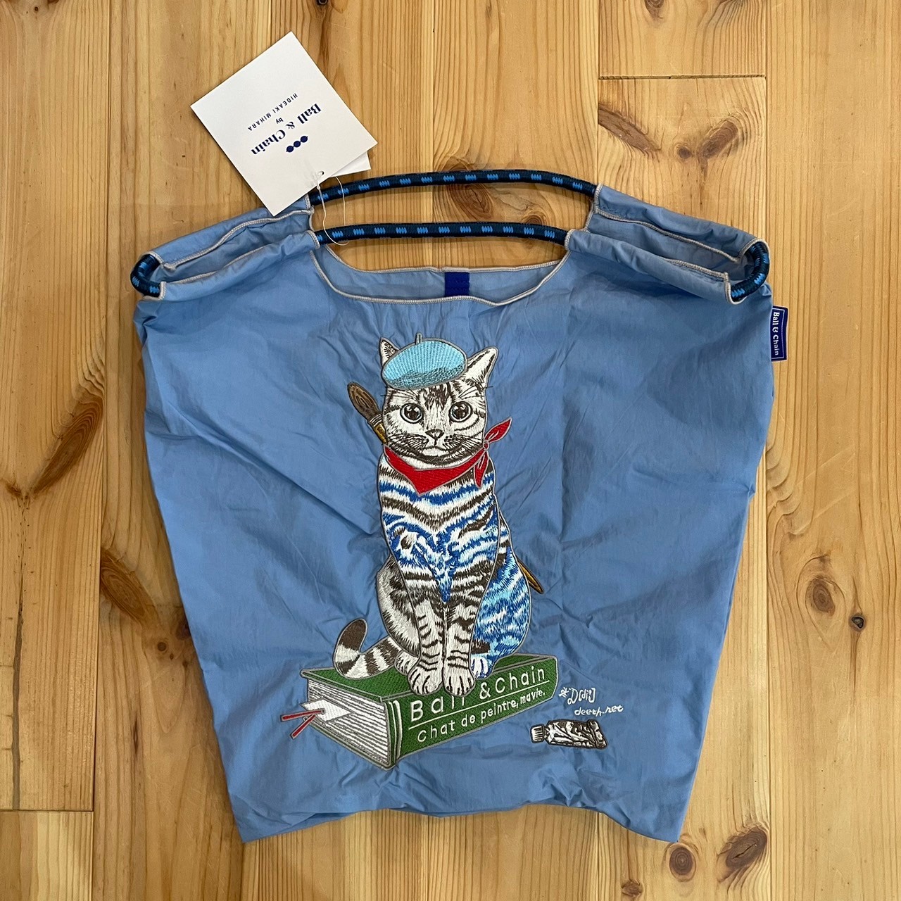 Ball & Chain 刺繡購物袋介紹