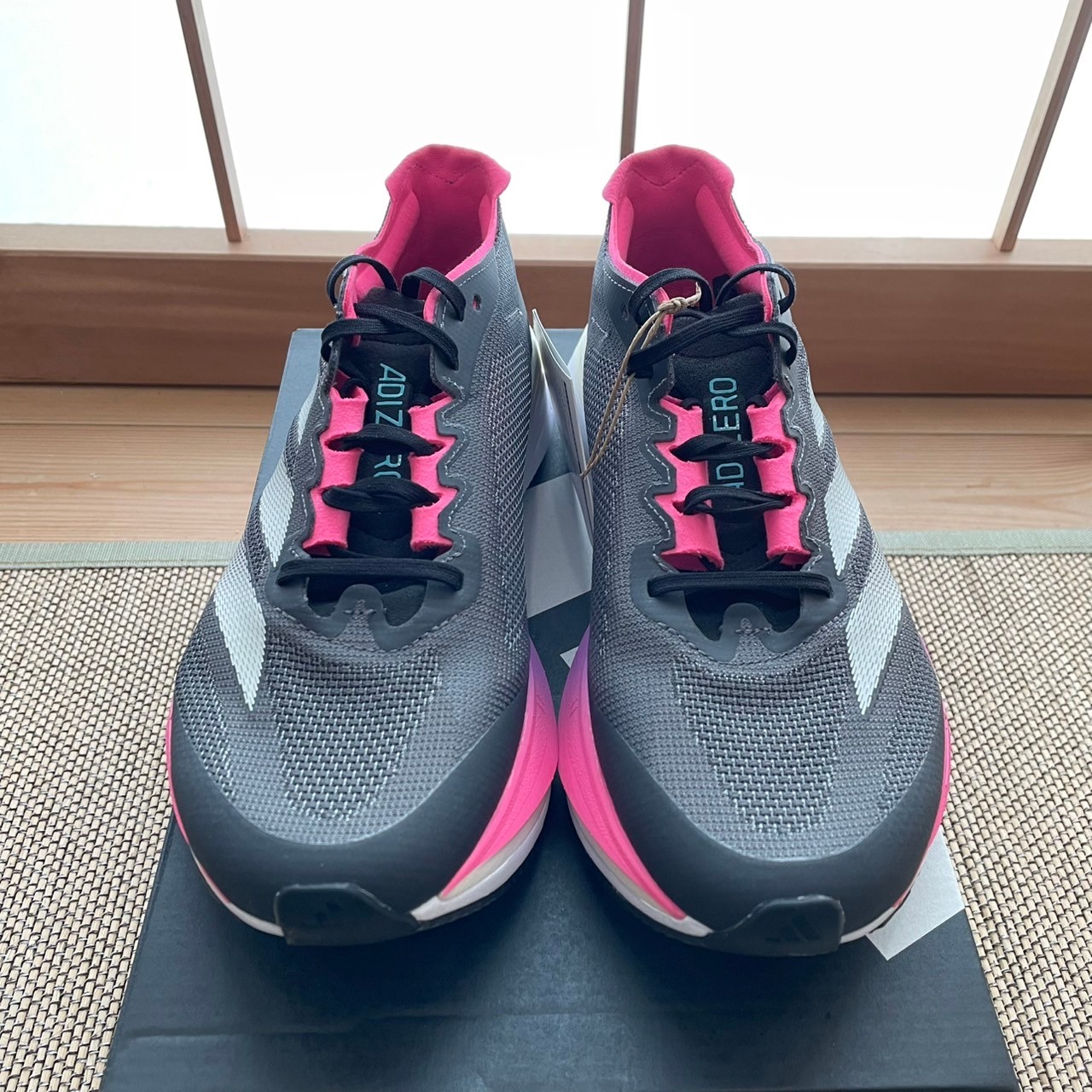 Adidas女裝波鞋 ADIZERO BOSTON 12W 超輕量緩震科技卓越回彈力